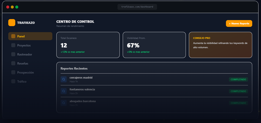 Herramienta de prospección IA SEO Local